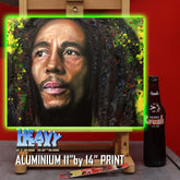 Bob Marley Canvas Art by Chris Tutty - Reggae Legend Portrait